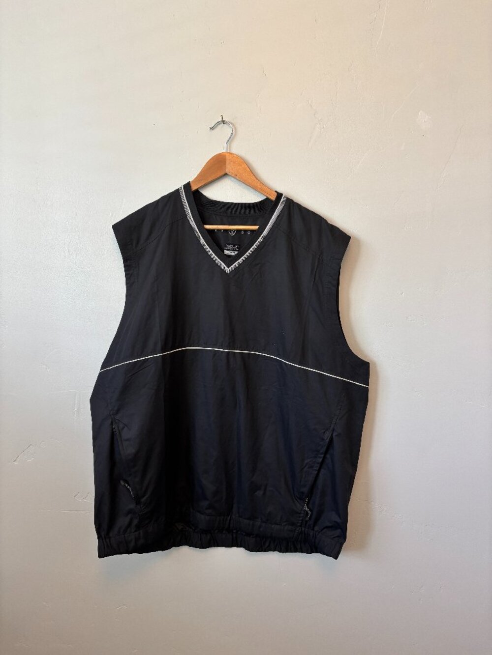Vintage Nike Golf Clima-FIT Wind Vest Black Men’s XL